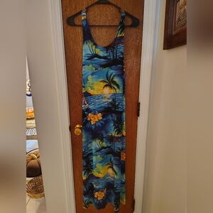 Vibrant Island Maxi Dress